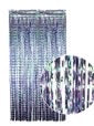 Iridescent Tinsel Curtain (Silver)